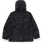 BAPE THERMOGRAPHY LOOSE FIT M-65 JACKET MENS BLACK