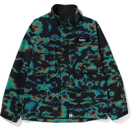 BAPE THERMOGRAPHY LOOSE FIT M-65 JACKET MENS