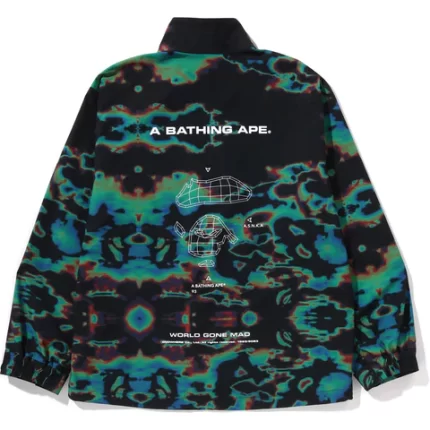 BAPE THERMOGRAPHY LOOSE FIT M-65 JACKET MENS BACK