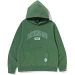 BATHINGAPE RELAXED FIT PULLOVER HOODIE GREEN