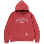BATHINGAPE RELAXED FIT PULLOVER HOODIE RED