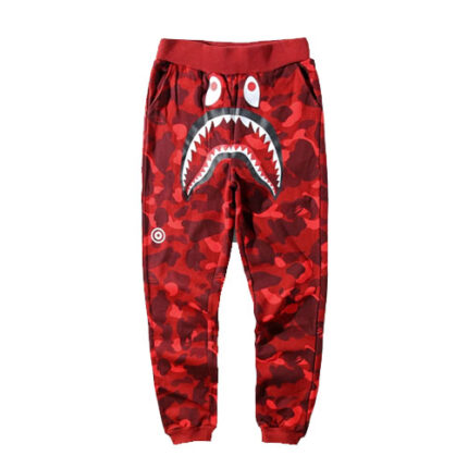 Bape-Red-Camo-Shark-Sweatpants
