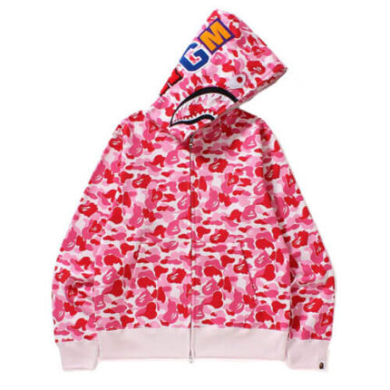 Bape-abc-shark-hoodie-Pink